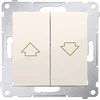 Kontakt-Simon Simon 54 Blind mygtukas 16AX 250V kremas DZP1A.01 / 41
