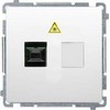 Kontakt-Simon Simon Basic Šviesolaidinis / optinis vieno lizdo baltas BMGS1.01/11