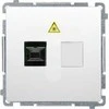 Kontakt-Simon Simon Basic Šviesolaidinis / optinis vieno lizdo baltas BMGS1.01/11