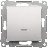 Kontakt-Simon Laiptų jungtis su sidabro kilimėlis backlight - DW6L.01 / 43