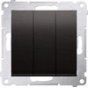 Kontakt Simon Simon 54 Triple antracito mygtukas DP31.01 / 48