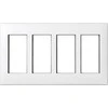 Kontakt-Simon Simon Connect Simon500 keturvietis rėmas su rankenomis 8xK45 grynai baltas 51010104-030
