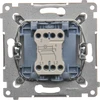 Kontakt-Simon Kryžminė jungtis su LED pašvietimu 10 AX sidabro kilimėlis (DW7L.01 / 43)