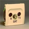 Kontakt-Simon BAZINIS MODUCIASRTV / SAT antenA lizdas smėlio spalvos - BMZAR- SAT10 / P.01 / 12