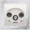 Kontakt-Simon SIMON54 RTV / SAT 1d B antenos lizdas galutinis kremas - DASK.01 / 41