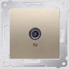 Kontakt-Simon SIMON54 antenos lizdas TV galutinis aukso - DAK1.01 / 44