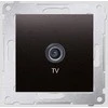 Kontakt-Simon SIMON54 antenos lizdas TV galutinis antracitas (DAK1.01 / 48)