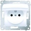 Kontakt-Simon Hermetic vieno lizdo lizdas SIMON54 be 16A IP44 su baltos spalvos sklende - DGZ1BUZ.01/11
