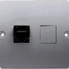 Kontakt-Simon Simon Basic kompiuterio lizdas vienas RJ45 kat. 5E inox (BMF51.02 / 21)