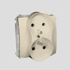 Kontakt Simon DVIGUBAS JUNGTIS Z/U BEIGE SHIFT KONTAKTAS BMGZ2M.01/12