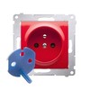 Kontakt Simon DATA SINGLE SOCKET OUTLET WITH SOCKET ACCESS ELEMENT DGD1.01/22-SIMON54 250 V 16 A