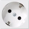 Kontakt Simon GN.K45 SCHUKO QUICK Baltas