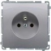 Kontakt Simon BMGZ1Z.01/21 BASIC SOCET INOX PLIENAS