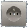 Kontakt-Simon Simon Basic vienspalvis lizdas su 16A satino pagrindu (BMGZ1.01 / 29)