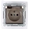 Kontakt Simon GN.IP44 SU/TRANSP.SEAL KREMU SIMON54