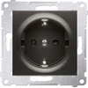 Kontakt-Simon Plug lizdas vieno žemės Schuko 16A IP20 antracitas (DGSZ1CZ.01 / 48)