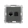 Kontakt Simon GN.2-KR.KOM.RJ45 K.6 P. GRAFIT.M.SIMON55