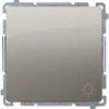 Kontakt-Simon Šviesos mygtukas Simon Basic single 10AX 250V satino (BMS1.01 / 29)