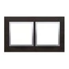 Kontakt-Simon SIMON54 Dvejopo rėmelio nature metalo inox yin - DRN2 / 78