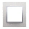 Kontakt-Simon SIMON54 viengubas rėmelis - NATURA metal inox classic - DRN1 / 77