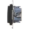 Kontakt-Simon Roller blind connection Contact Simon 54 DZW2.01 / 49 dvivietis modulis 10A, 250V ~, greitoji jungtis su dekoratyviu žiedu