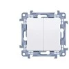 Kontakt Simon CW6/2.01/X/11 SIMON10 JUNGTIS, Baltas