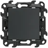„Kontakt-Simon Simon 24“ kryžminė jungtis be piktogramos su LED foniniu apšvietimu, matinio grafito NW7L.01/X/38
