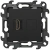 Kontakt Simon Kontaktai-Simon Simon 24 Lizdas HDMI 2.1 single juoda mat NGHDMI121.01/49