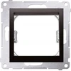 Kontakt-Simon Simon 54 Adapteris (adapteris) standartinei įrangai 45 × 45 mm, matinė juoda, telekomunikacijų lizdams. Simon Connect DA45.01/49