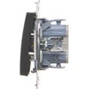 Kontakt-Simon Simon 54 Bell mygtukas "(modulis) 10AX 250V greitai jungia juodą kilimėlį DD1.01 / 49