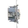 Kontakt-Simon Simon 54 dviguba jungtis su vidiniu apšvietimu 10AX 250V (SW6 / 2XLM)