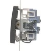 Kontakt-Simon Simon 54 dviguba jungtis su vidiniu apšvietimu 10AX 250V (DW6 / 2L.01 / 48)