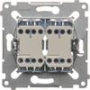 Kontakt-Simon Simon 54 dvigubas 10AX 250V mechanizmas (SW7 / 2XM)