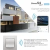 Kontakt-Simon Simon 54 GO mygtukų valdiklis - 30 veiksmų valdyti kitus valdiklius, valdomas išmaniuoju telefonu WiFi 230V (modulis) matinė juoda DEK