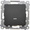 Kontakt-Simon Simon 54 Laiptų jungtis su LED pašvietimu (modulis) 16AX 250V sraigtiniai terminalai juodas kilimėlis DW6AL.01 / 49