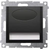 Kontakt-Simon Simon 54 LED šviestuvas 14V DC 0,42 W šilta balta 3100 K matinė juoda!Reikalingas 14V maitinimas DOS14.01/49