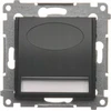 Kontakt-Simon Simon 54 LED šviestuvas 14V DC 0,42 W šilta balta 3100 K matinė juoda!Reikalingas 14V maitinimas DOS14.01/49