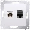 Kontakt Simon GALUTINIS LIZDAS DASFRJ45.01/11-SIMON54 TIPAS F + RJ45