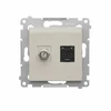 Kontakt-Simon Simon 54 antenos lizdas tipo F + RJ45 kat.6 (modulis) kašmyro spalvos (DASFRJ45.01/42)
