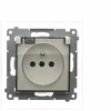 Kontakt-Simon Simon 54 Premium kištukinis lizdas IP44 versijai su tarpikliu, varžtiniai gnybtai, permatomas dangtelis, kašmyro spalvos (DGZ1BZ.01/42A)
