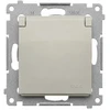 Kontakt-Simon Simon 54 Premium Kištukinis lizdas IP44 versijai su tarpine (modulis), varžtiniais gnybtais, kašmyrinis (DGZ1BZ.01/42)