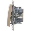 Kontakt-Simon Simon 54 trijų pozicijų 10A 250V aukso kilimėlis (DZW1K.01 / 44)