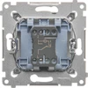 Kontakt-Simon Simon 54 vienaukštė jungtis su 16AX 250V sidabro kilimine plokšte (DW6AL.01 / 43)
