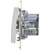 Kontakt-Simon Simon 54 vienaukštė jungtis su 16AX 250V baltu apšvietimu (DW6AL.01 / 11)