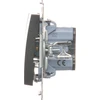 Kontakt-Simon Simon 54 žvakidės jungtis su 16AX 250V antracito apšvietimu (DW5ABL.01 / 48)