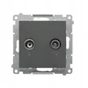 Kontakt Simon GN.ANTEN.R-TV END.GRAPHITE.MAT SIMON55