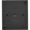 Kontakt-Simon Simon Aquaclick Bell mygtukas, 10 AX, 250 V juoda ACD1 / 49