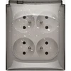 Kontakt Simon GN.1-KR.Z/U IP44 Baltas AQUACLICK