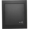 Kontakt-Simon Simon Aquaclick Teisingas mygtukas su raktu piktograma, 10 AX, 250 V juoda ACP1 / 49