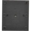 Kontakt-Simon Simon Aquaclick Laiptų jungtis su vidiniu apšvietimu, 10 AX, 250 V juoda ACW6L / 49